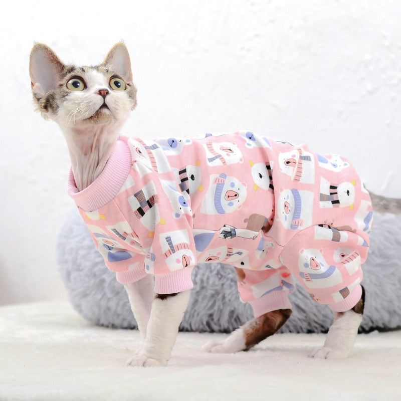 Overall Clothes for Cats