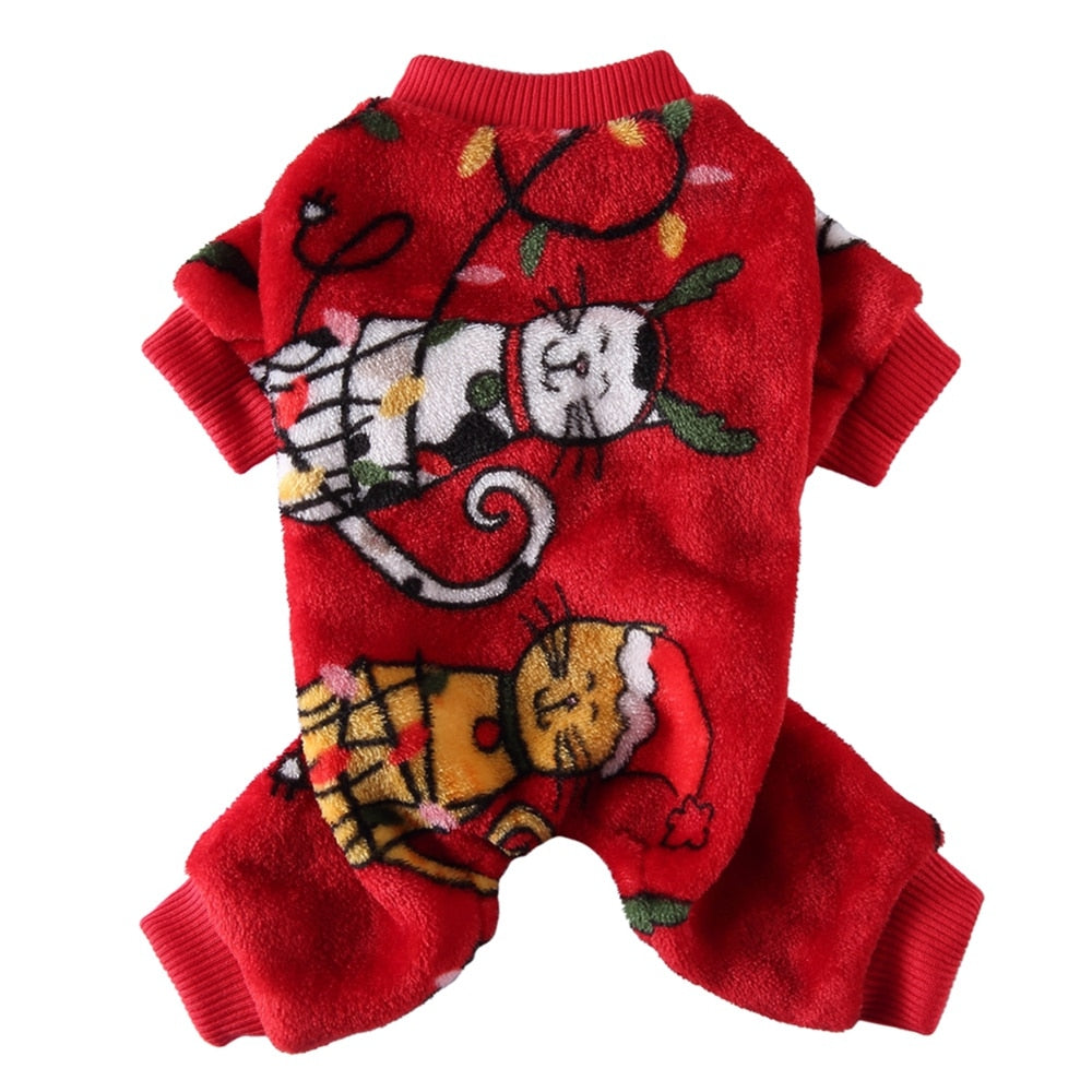Pajamas for Cats Christmas