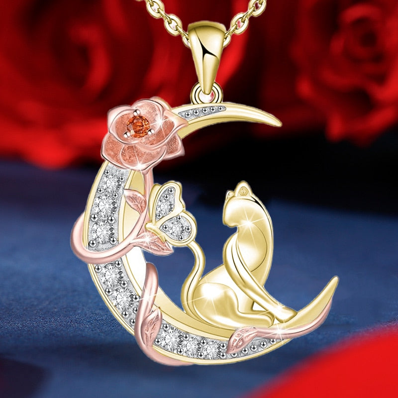 Pandora Cat Necklace