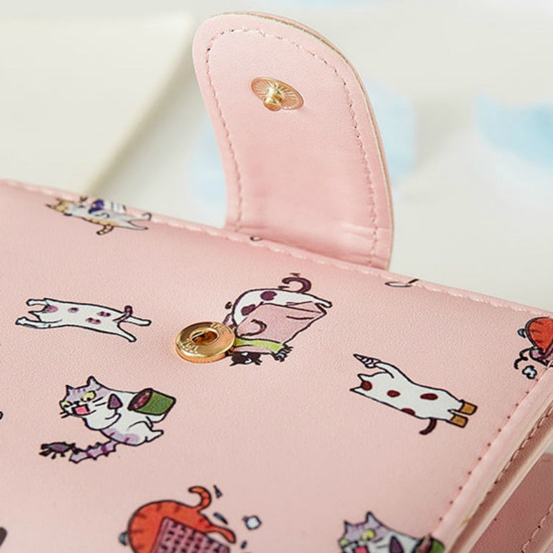Pastel Cat Purse