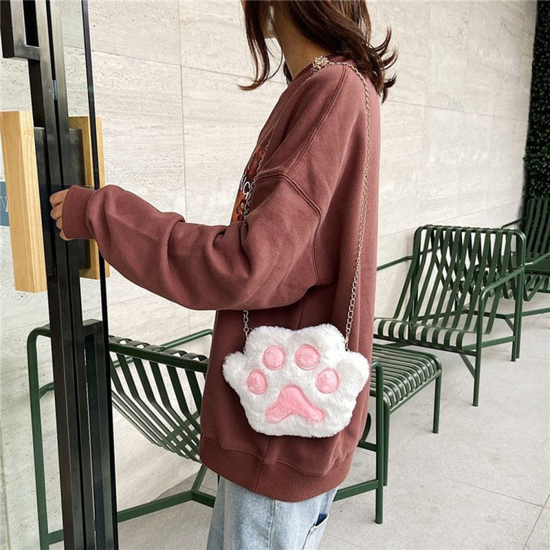 Paw Crossbody Cat Purse