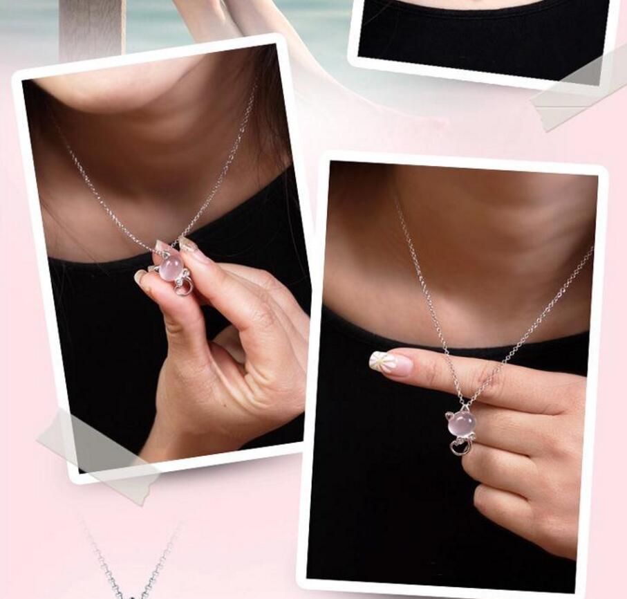 Pearl Cat Necklace