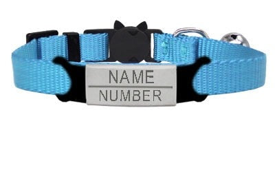 Personalized Cat Collar with Bell