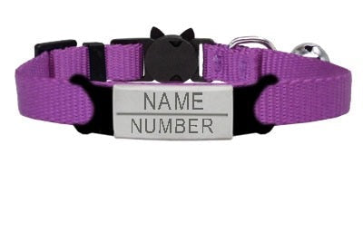 Personalized Cat Collar with Bell