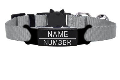 Personalized Cat Collar with Bell