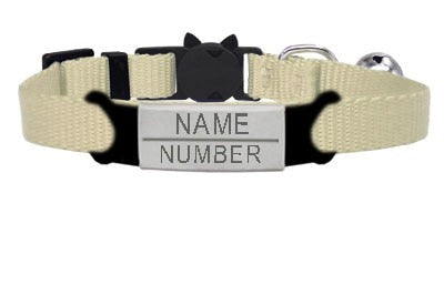 Personalized Cat Collar with Bell