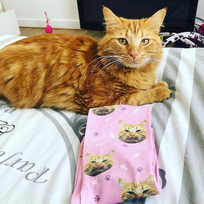 Personalized Cat Socks