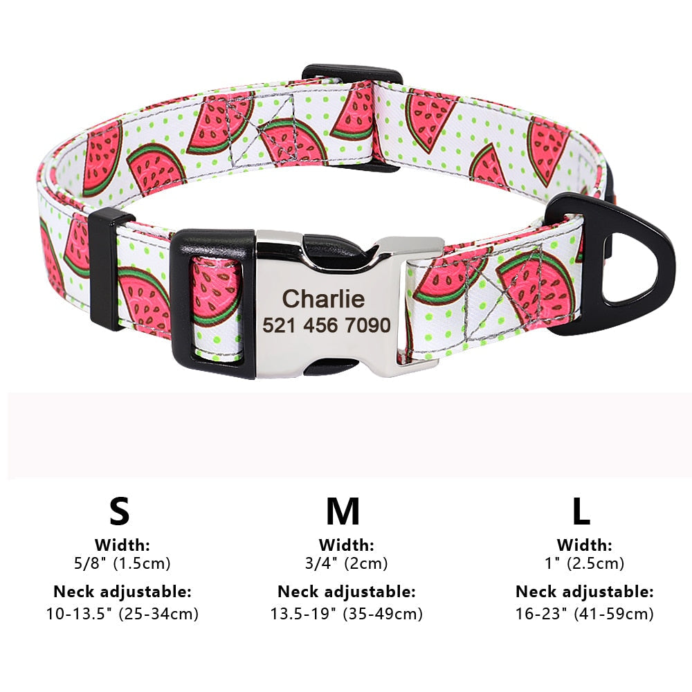 Personalized Embroided Cat Collar