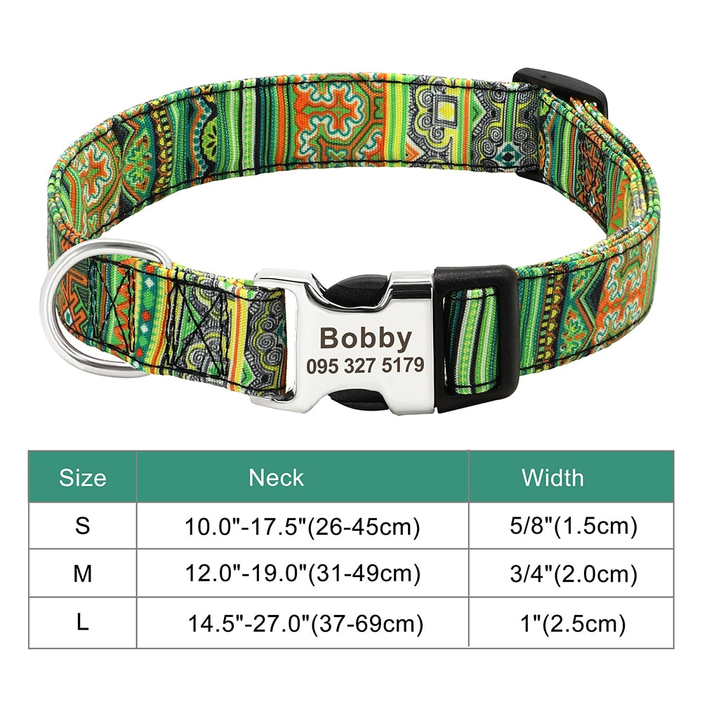 Personalized Embroided Cat Collar