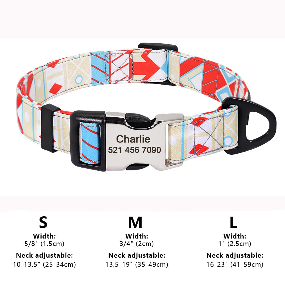 Personalized Embroided Cat Collar