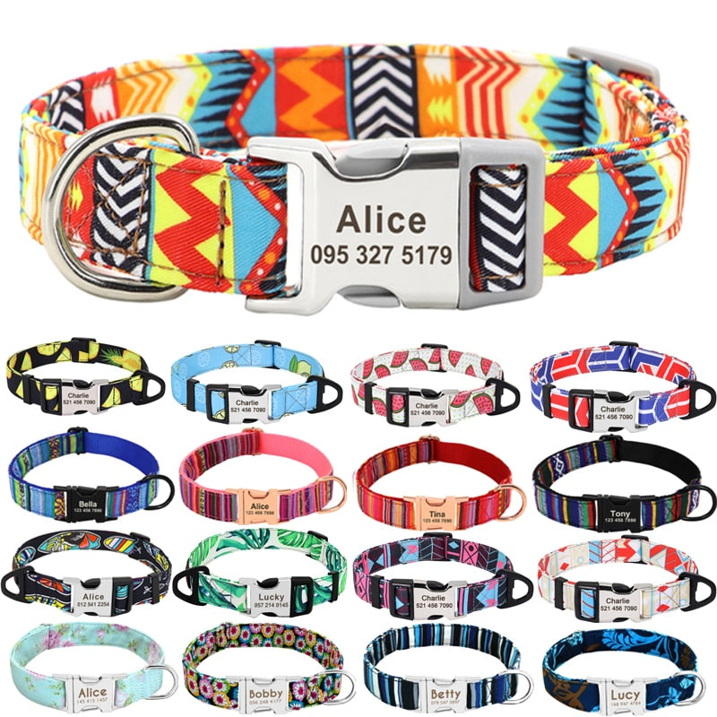 Personalized Embroided Cat Collar