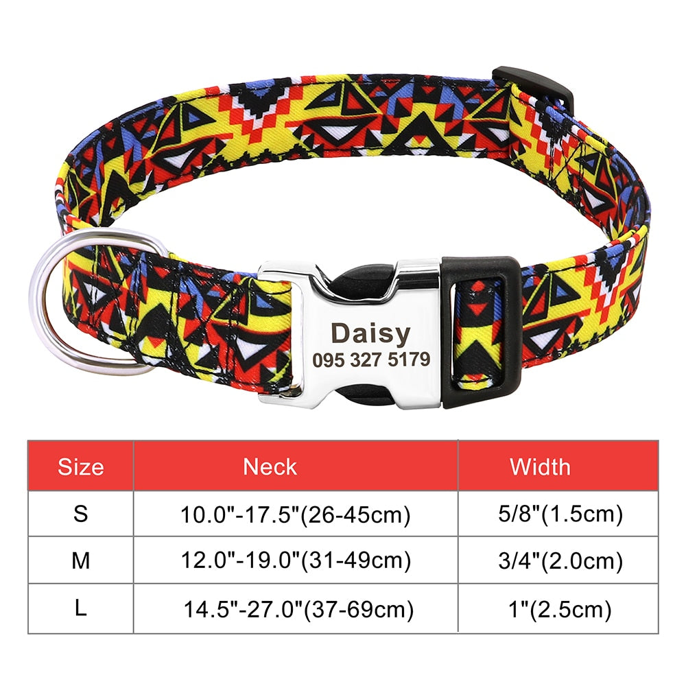 Personalized Embroided Cat Collar