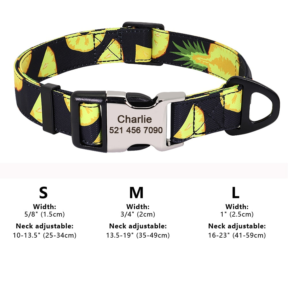 Personalized Embroided Cat Collar