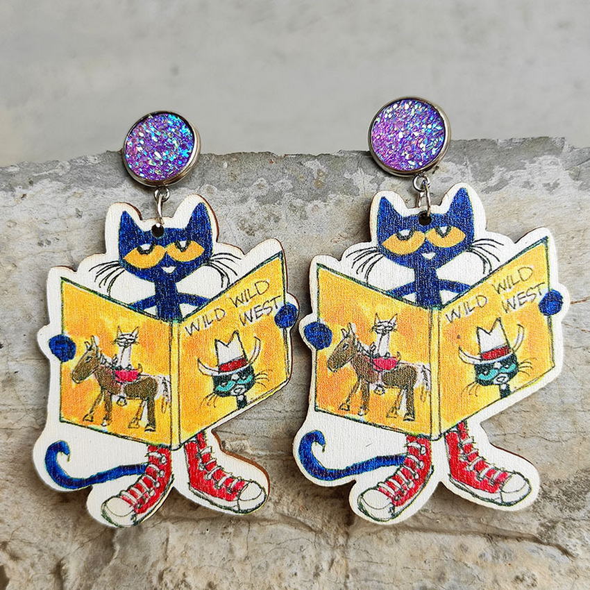 Pete the Cat Earrings