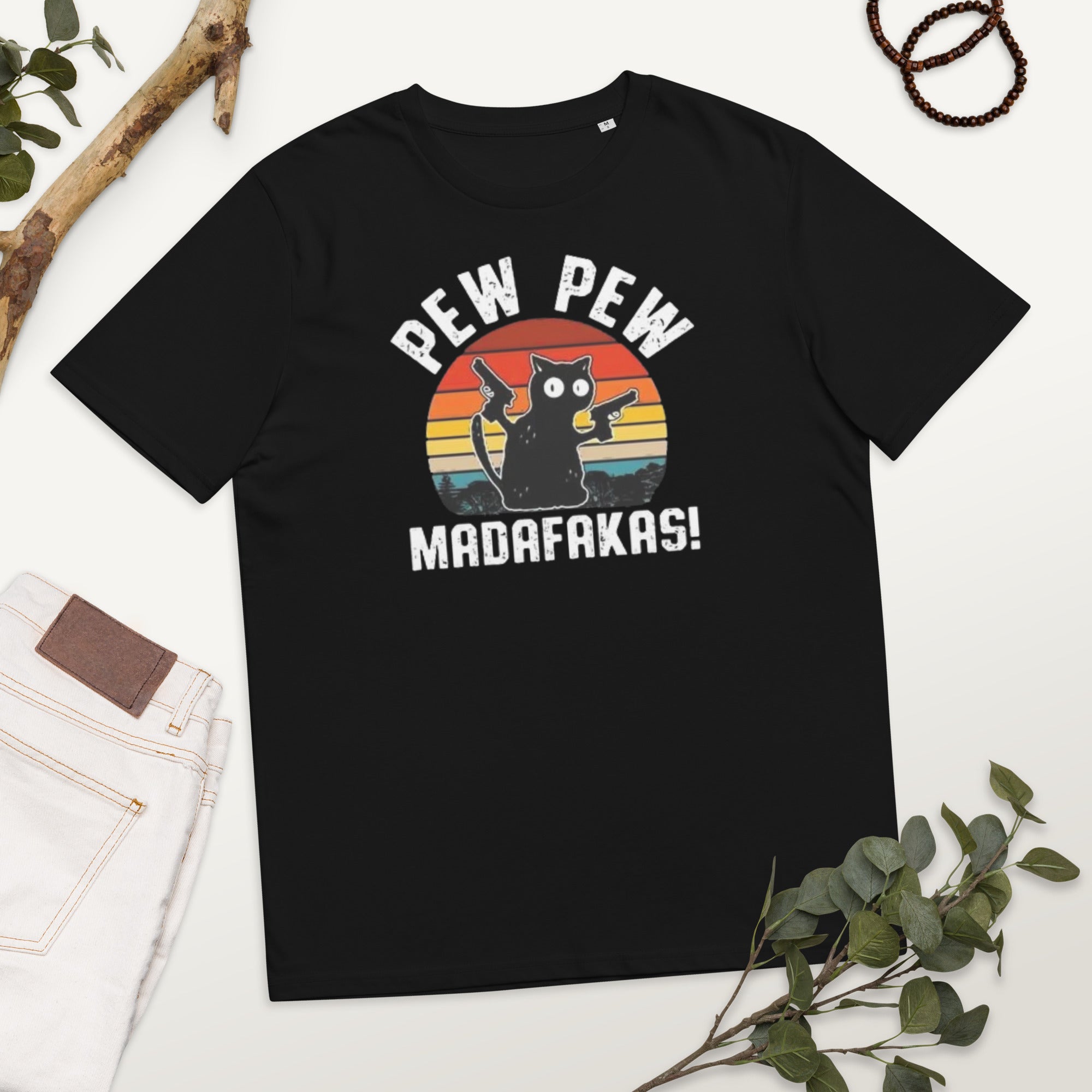Pew Pew cat shirt