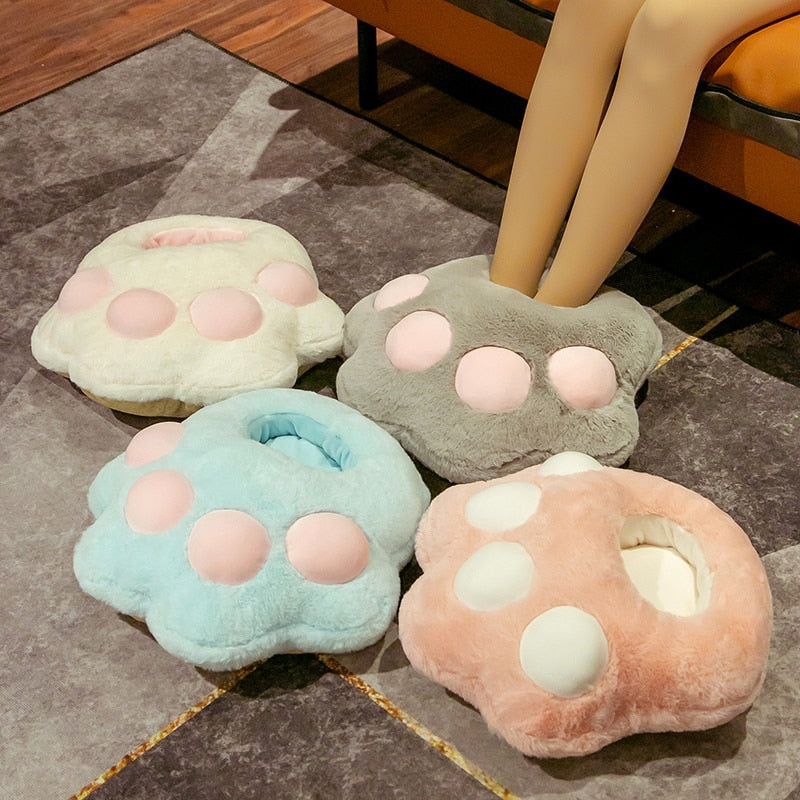 Plush Cat Slippers