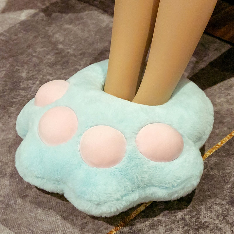 Plush Cat Slippers