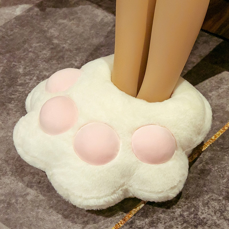 Plush Cat Slippers