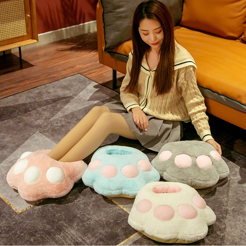 Plush Cat Slippers