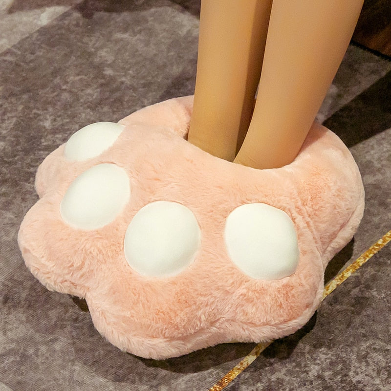 Plush Cat Slippers