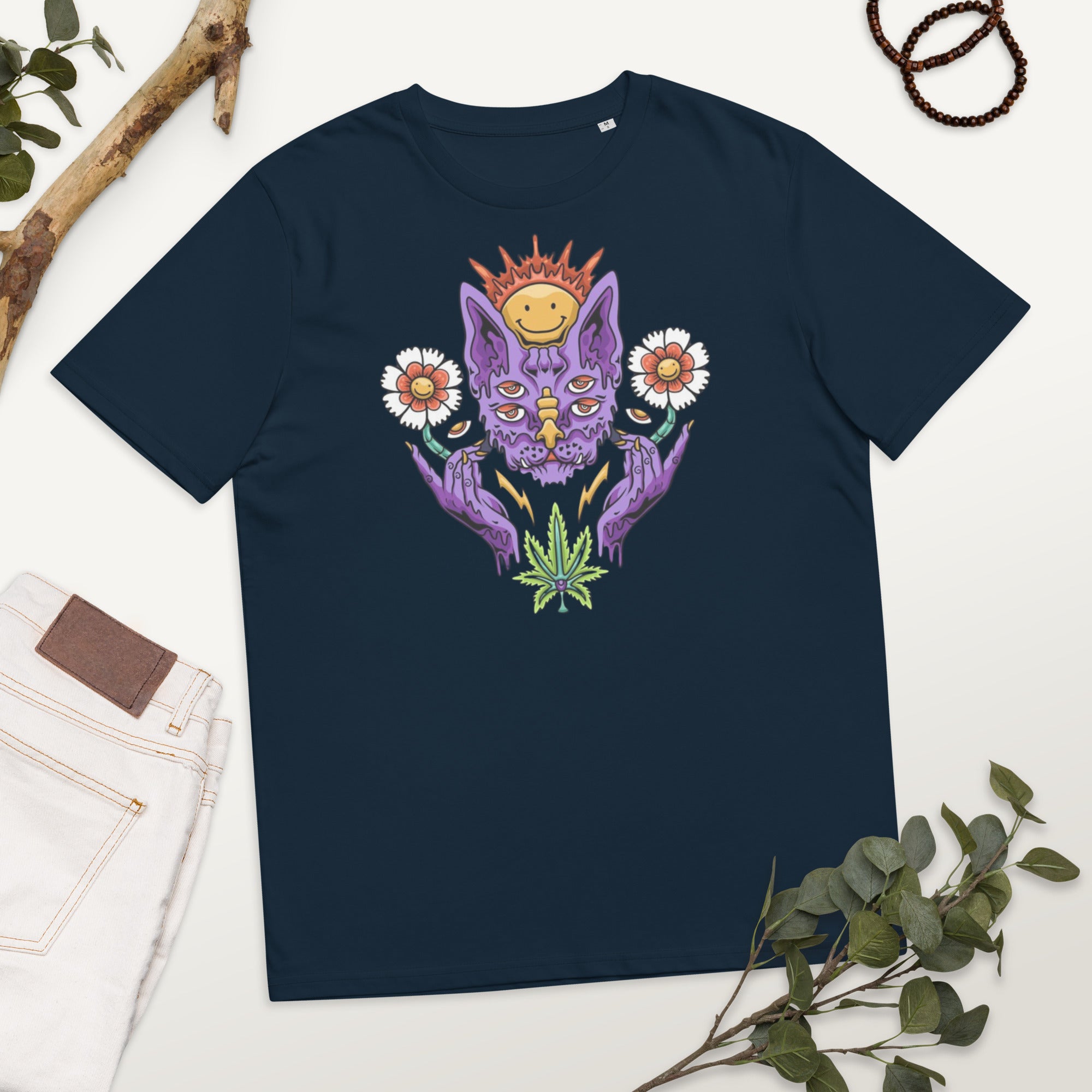 Psychedelic Cat shirt