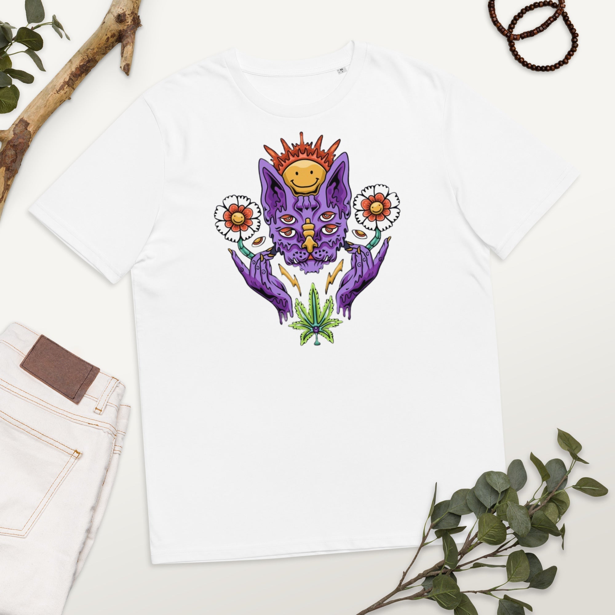 Psychedelic Cat shirt