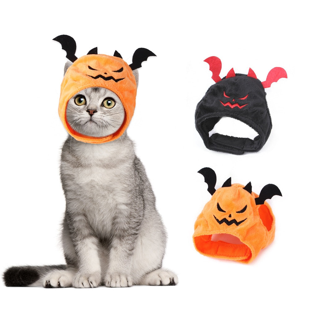 Pumpkin Hat for Cats
