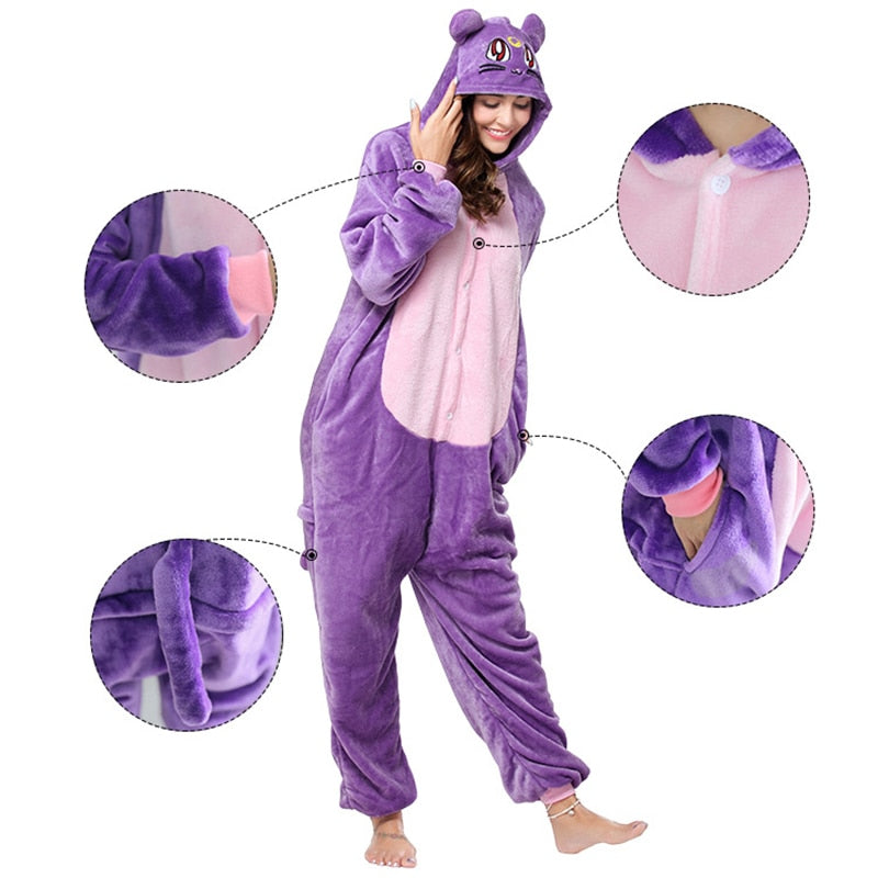 Purple Cat Kigurumi