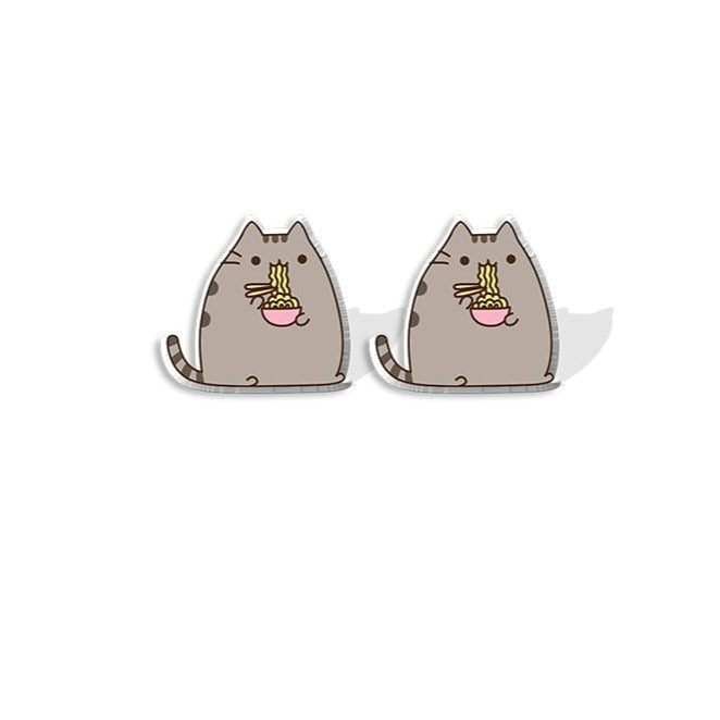 Pusheen Cat Earrings