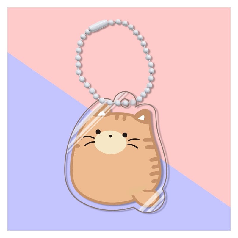 Pusheen Cat Keychain