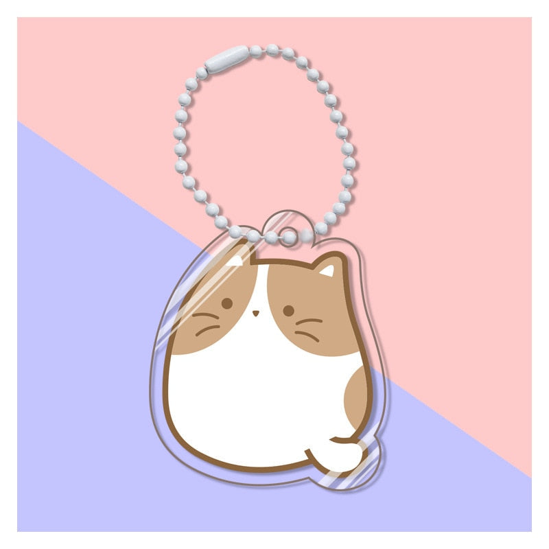 Pusheen Cat Keychain