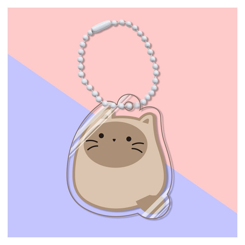 Pusheen Cat Keychain