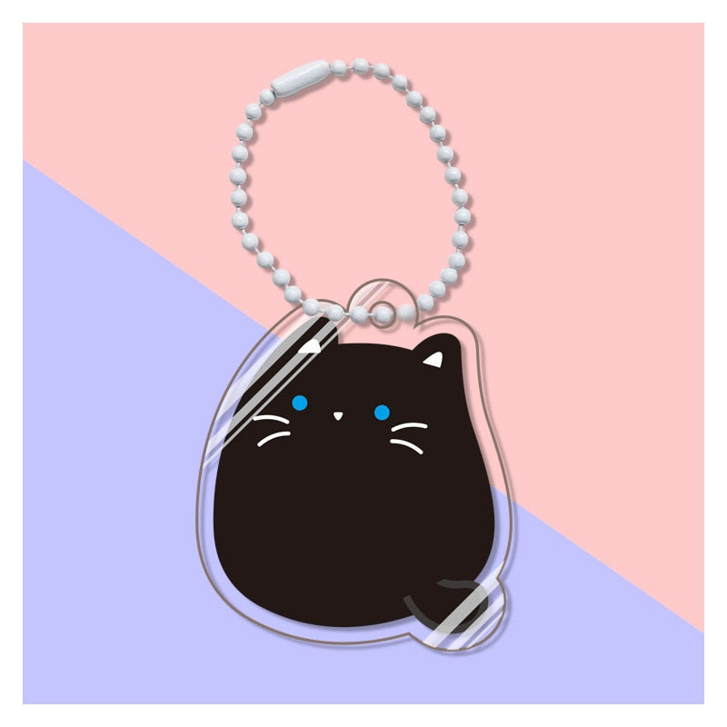 Pusheen Cat Keychain