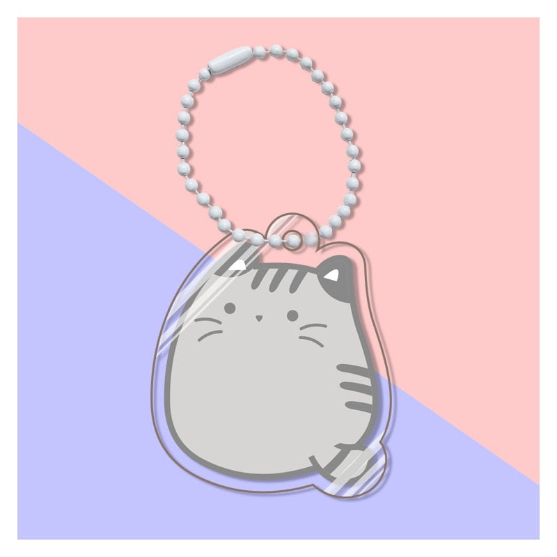 Pusheen Cat Keychain