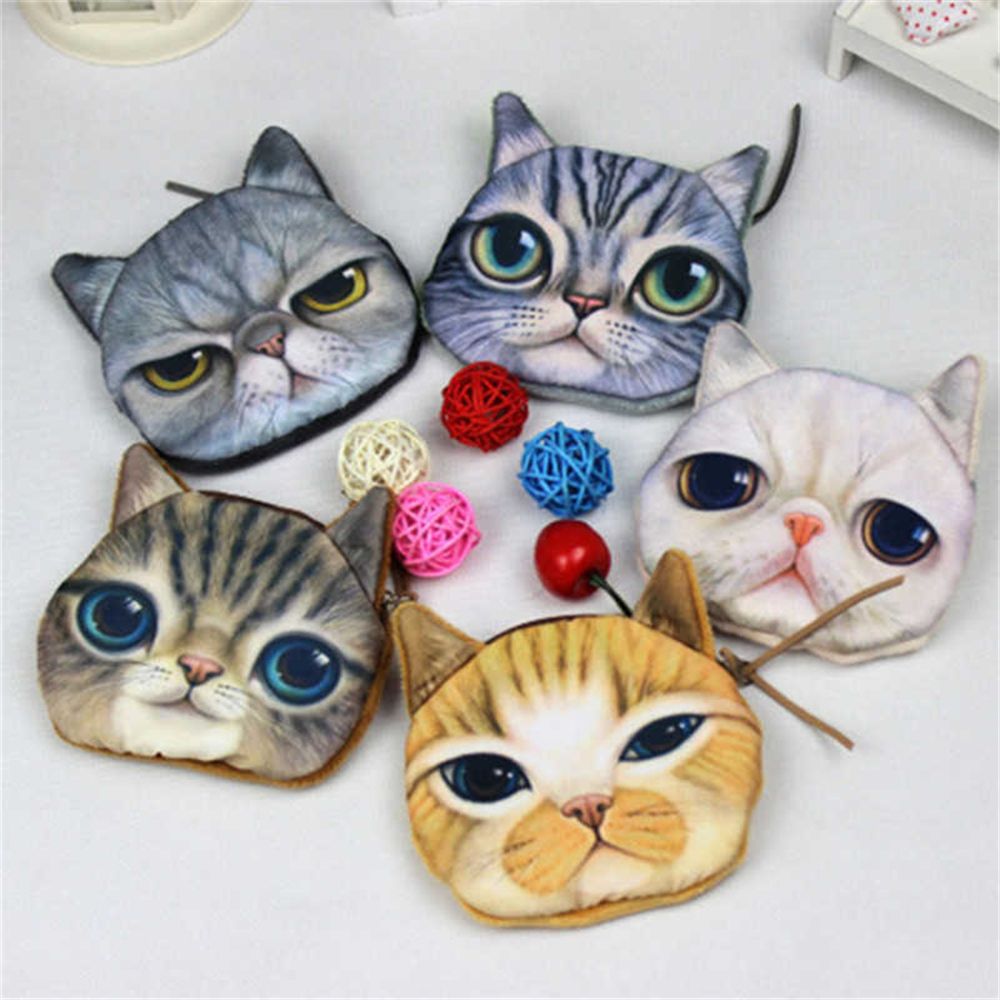 Realistic Cat Purse