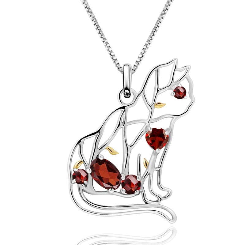 Red Cat Necklace