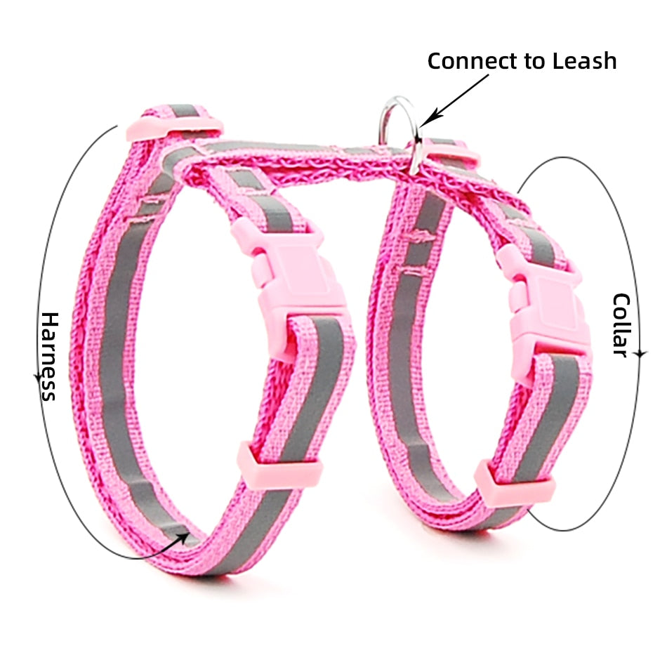 Reflective Cat Walk Harness
