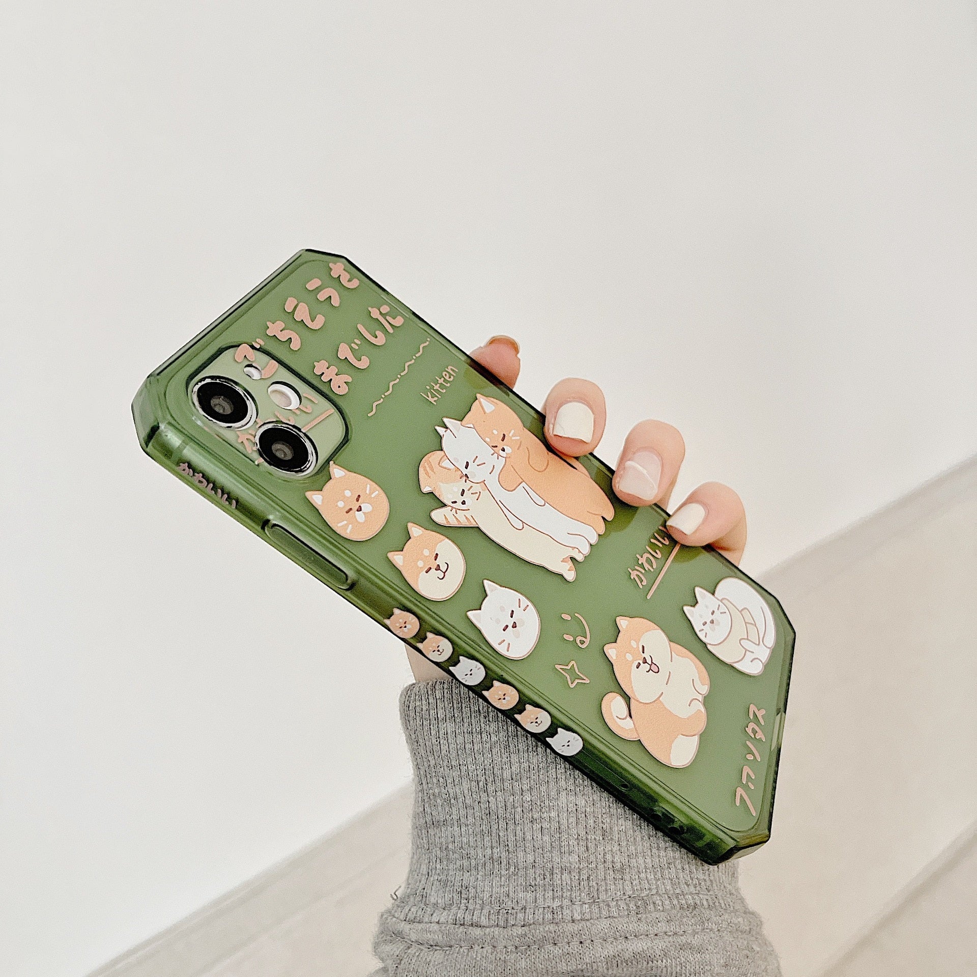 Retro iPhone Cat Phone Case