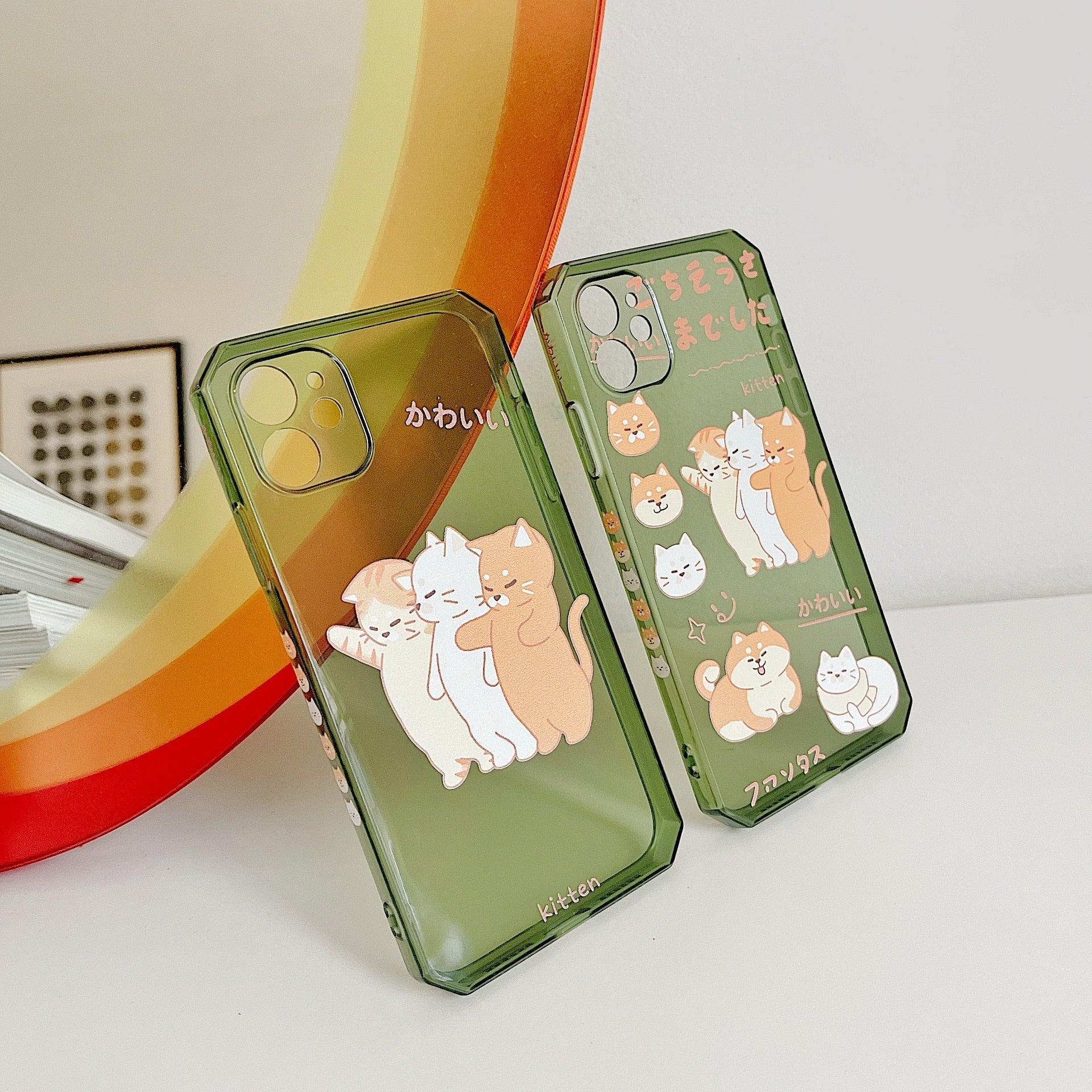 Retro iPhone Cat Phone Case