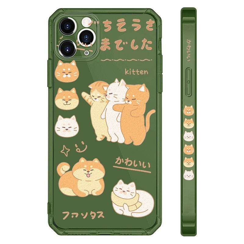 Retro iPhone Cat Phone Case