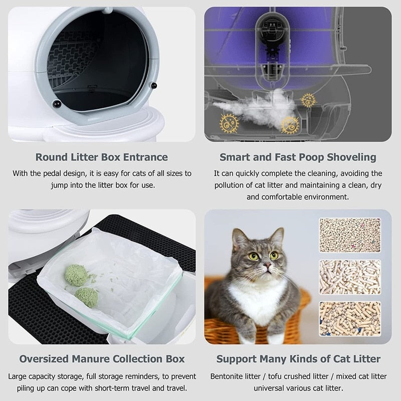 Robot Cat Litter Box