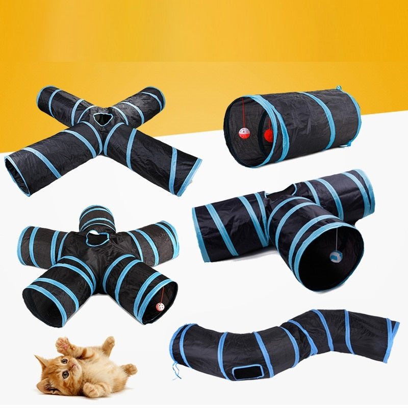 Rolling Ground Runway Cat Toy
