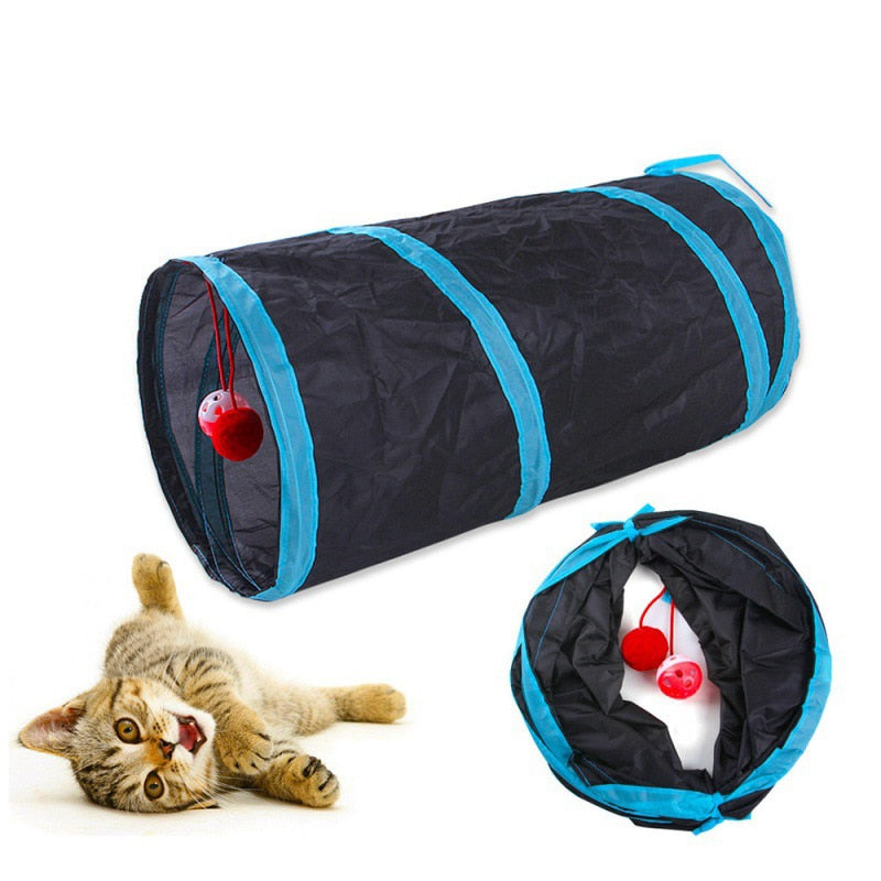 Rolling Ground Runway Cat Toy