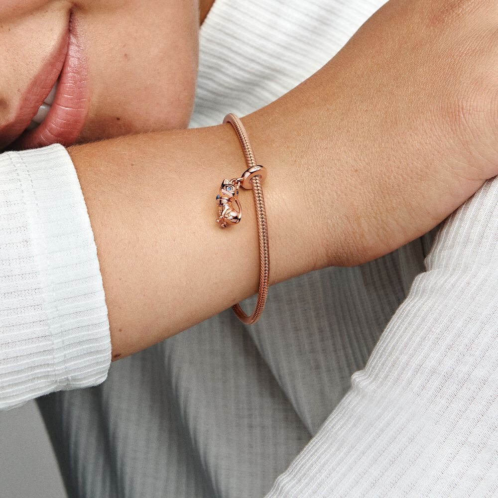 Rose Gold Cat Charm