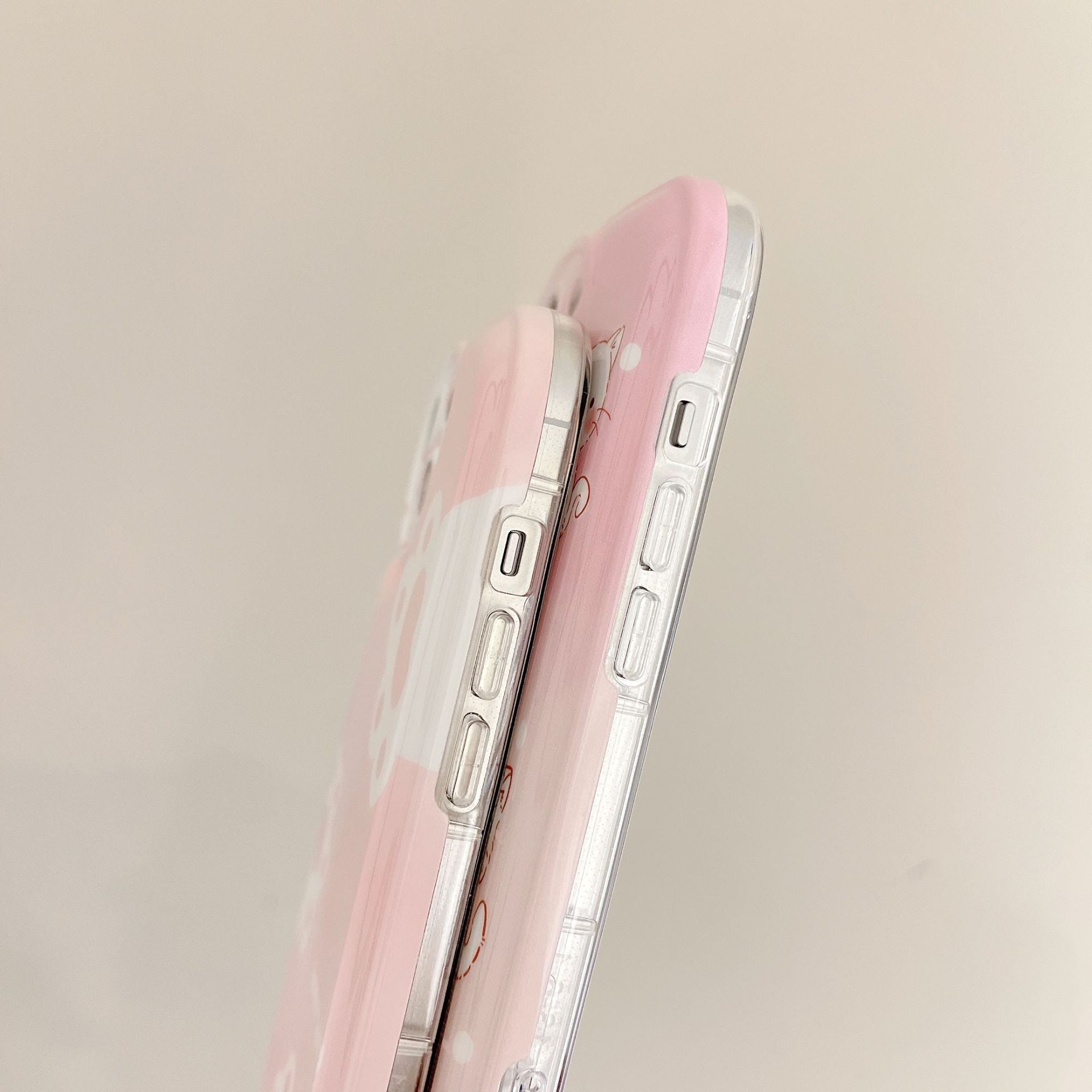Rose White iPhone Cat Phone Case