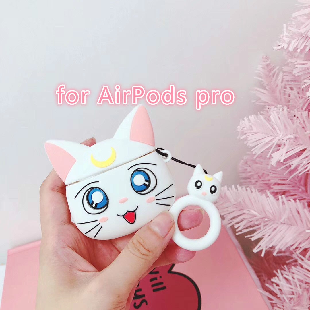 Sailor moon Cat Airpod Case