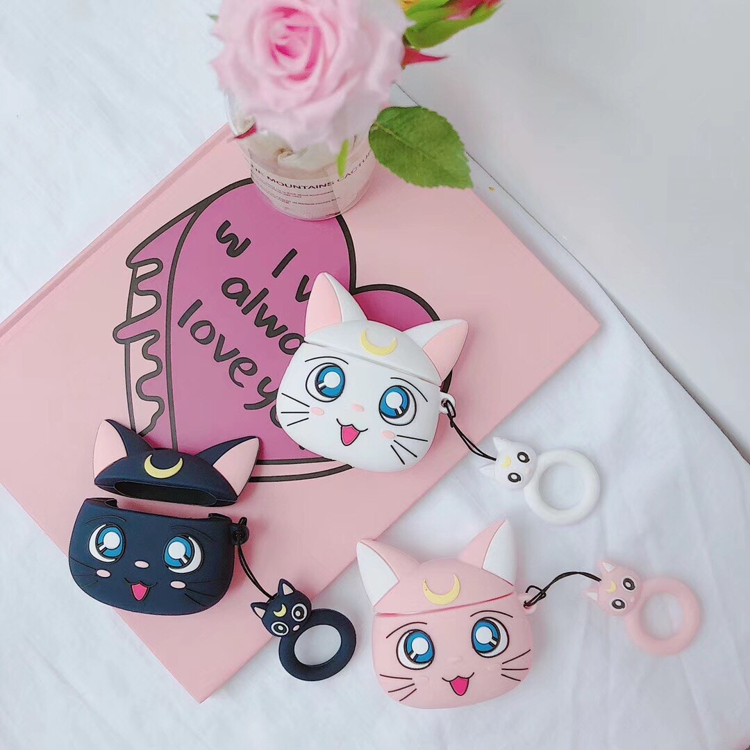 Sailor moon Cat Airpod Case
