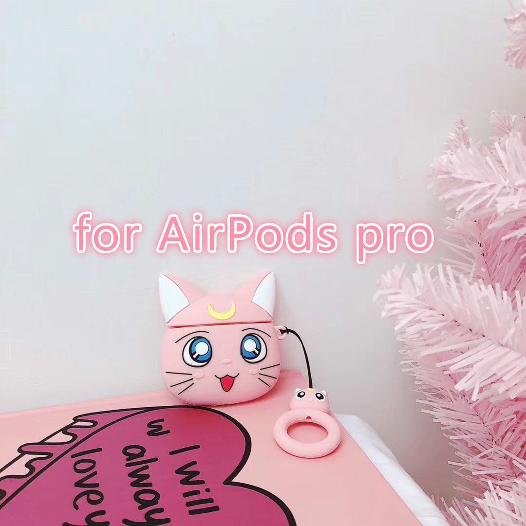 Sailor moon Cat Airpod Case