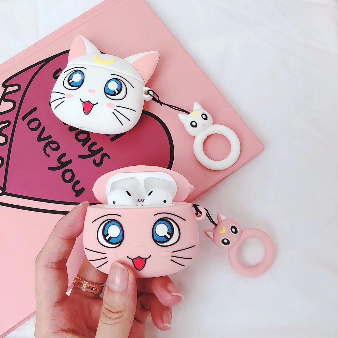 Sailor moon Cat Airpod Case