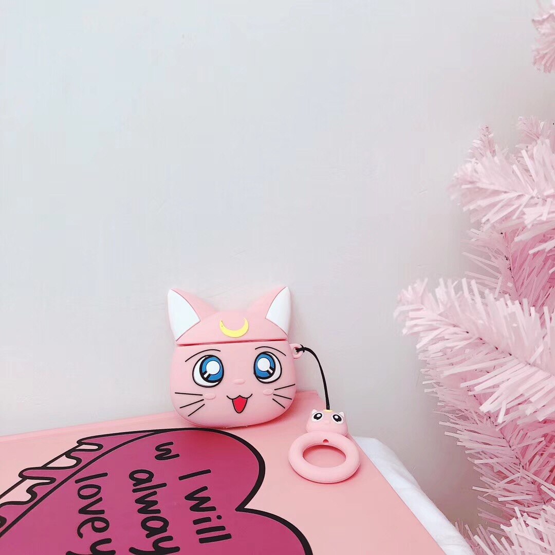 Sailor moon Cat Airpod Case